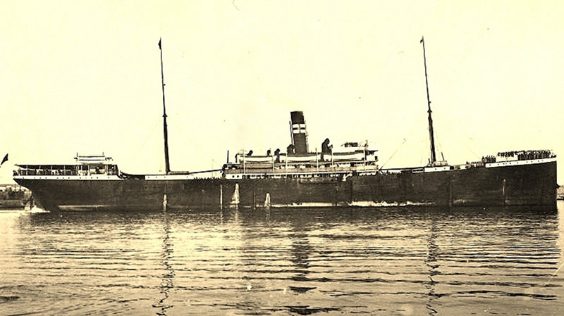 Transatlantic passenger steamship Valbanera, one of this project’s primary targets.