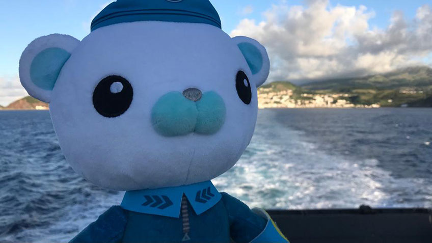 During the third Voyage to the Ridge 2022 expedition, we are lucky enough to be joined by a special guest — Captain Barnacles, captain of the Octonauts and a very brave polar bear.