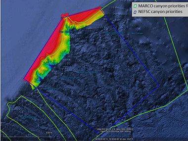 Area surveyed during the June 2012 ACUMEN expedition on NOAA Ship Ferdinand R. Hassler.