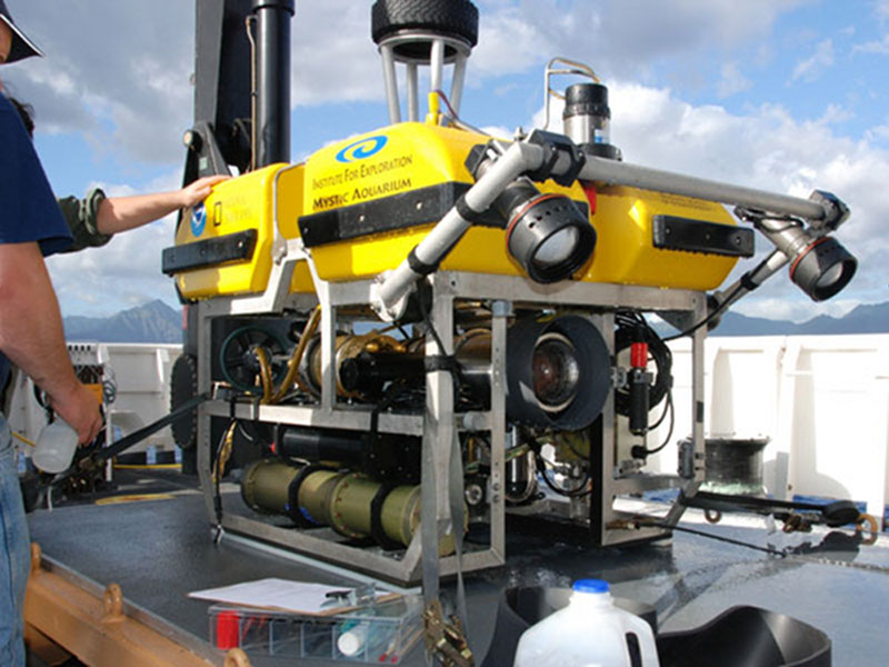 The 2011 expedition will explore black smoker areas using the Institute for Exploration’s Little Hercules ROV.