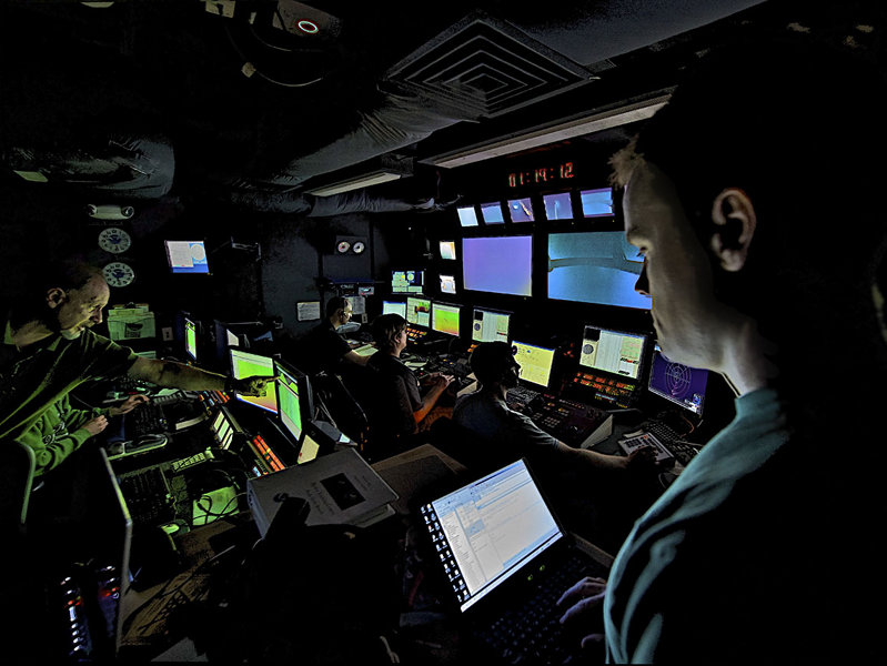 Okeanos Explorer Control Room