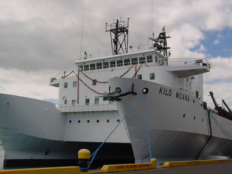 The UH swath ship, R/V Kilo Moana