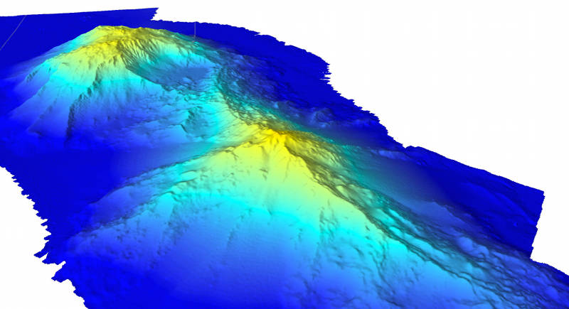 Two unnamed seamounts located southwest of Midway Atoll.