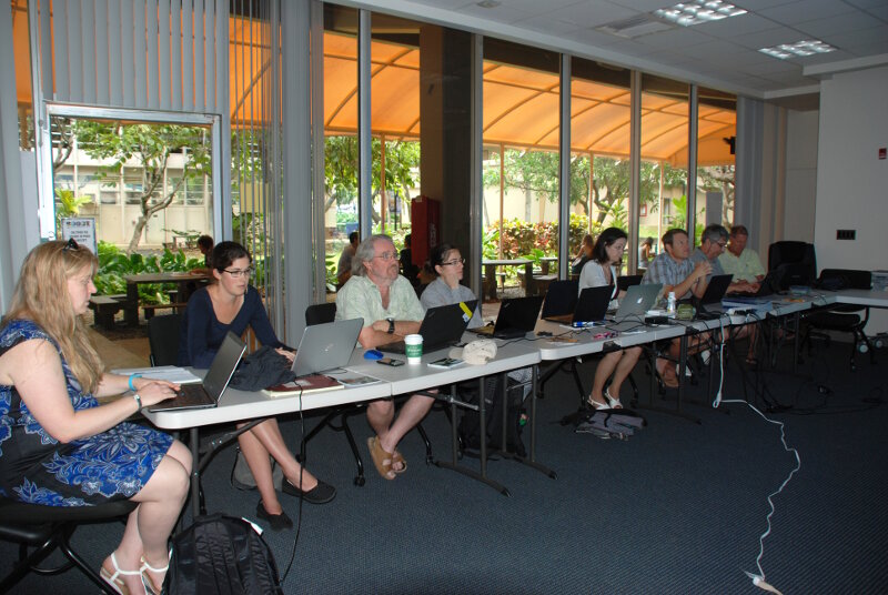 The ECC at University of Hawaii at Manoa had a packed house for the Sirena Canyon dive.