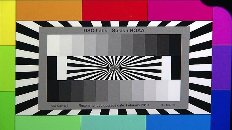 This is a close up of the Deep Discoverer’s Custom Color Chip Chart.