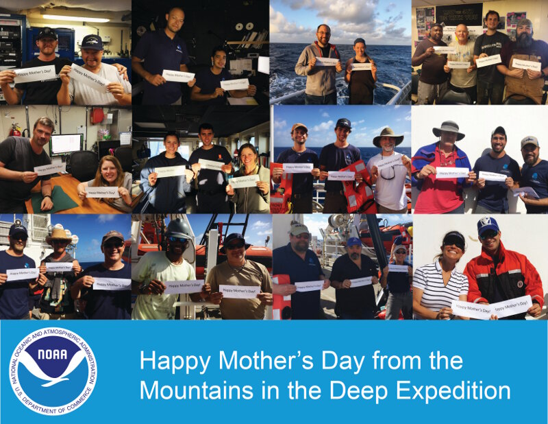 The Mountains in the Deep expedition crew wish all of the mothers out there a very happy Mother's Day!