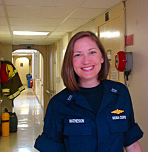 LCDR Fionna Matheson, Executive Officer, NOAA