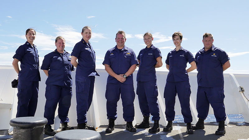 NOAA Ship <em>Okeanos Explorer</em> NOAA Corps Officers