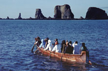 Image of sailing along the ancestors' trails