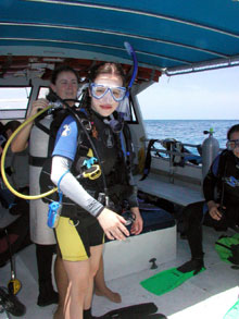 SCUBA diving is one of the highlights of the Aquarius Project experience.
