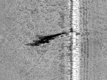 side scan sonar image of the Monrovia
